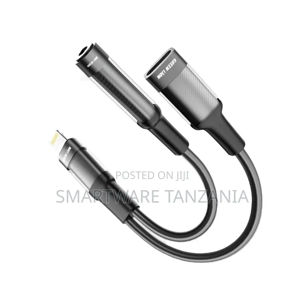 2 in 1 Earphone Charging Adapter Lightning to Lightning