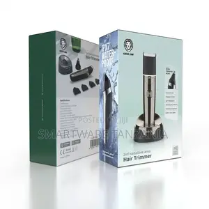 Green Lion 2 in 1 Sensitive Area Hair Trimmer 600mah - Black