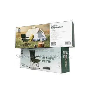 Green Lion Outdoor Camping Chair With Carrying Bag - Dark Green
