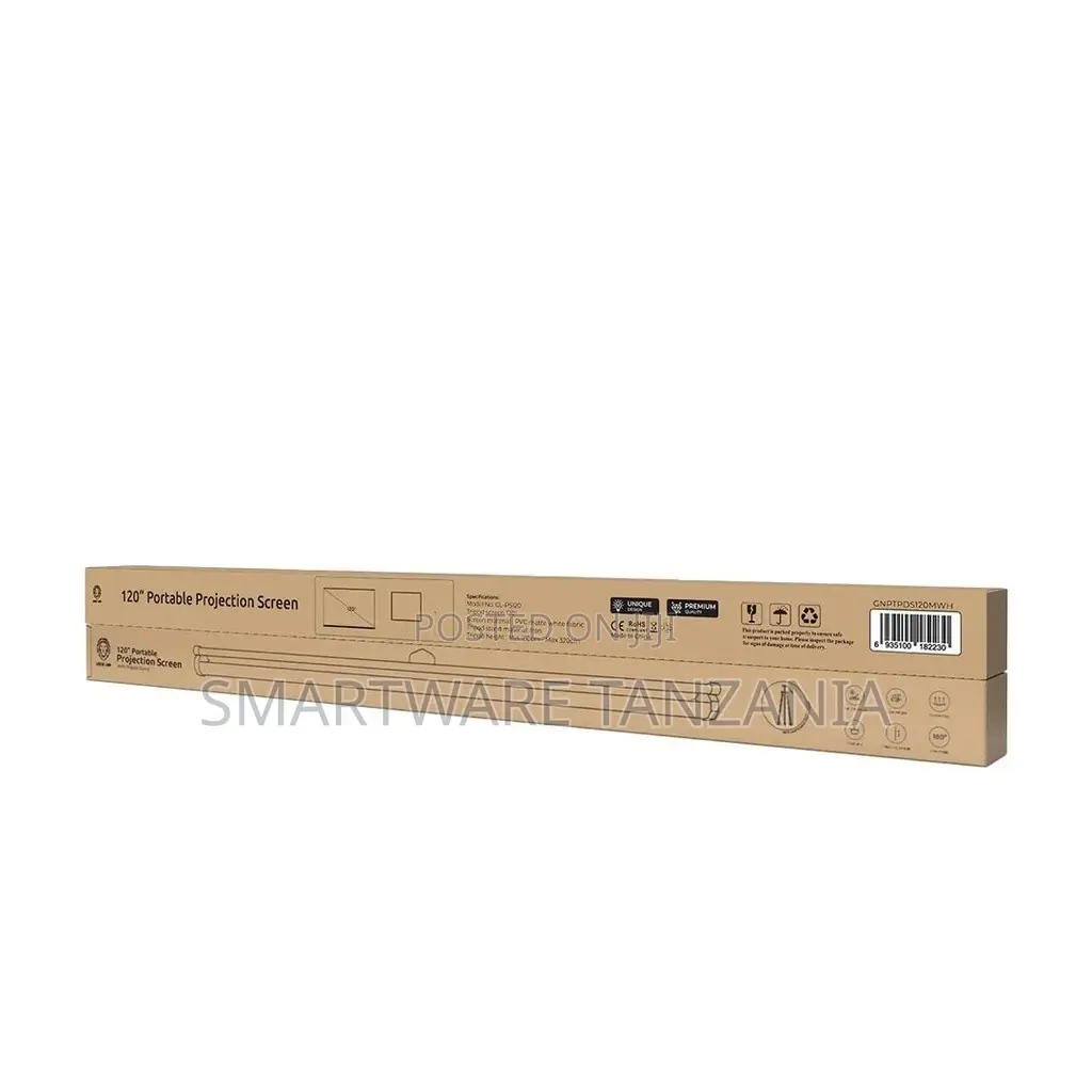 Green Lion Projector Tripod Screen 120" - Matte White