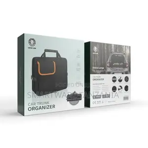 Green Lion Car Trunk Organizer - Orange, Black