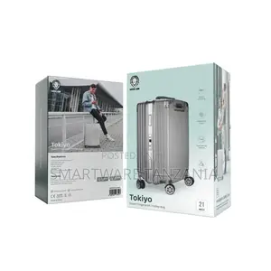 Green Lion Tokiyo Smart Fingerprint Trolley Bag - Silver