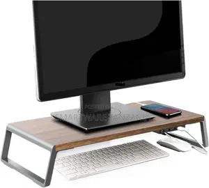 Desktop Monitor Stand/Laptop Tray Tempered Glass