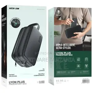 Green Lion Lyon Plus Smart Fingerprint Pouch - Black
