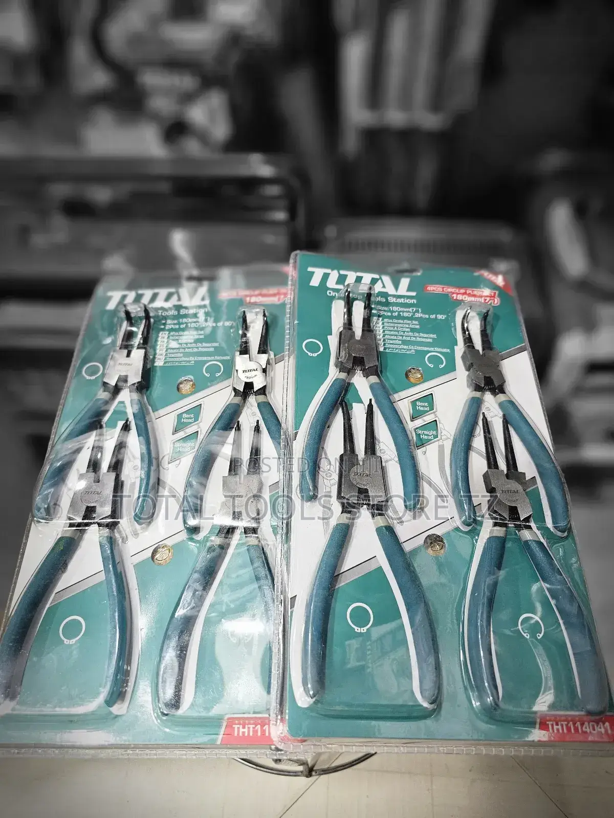 Total Circlip Plier Set 4pcs