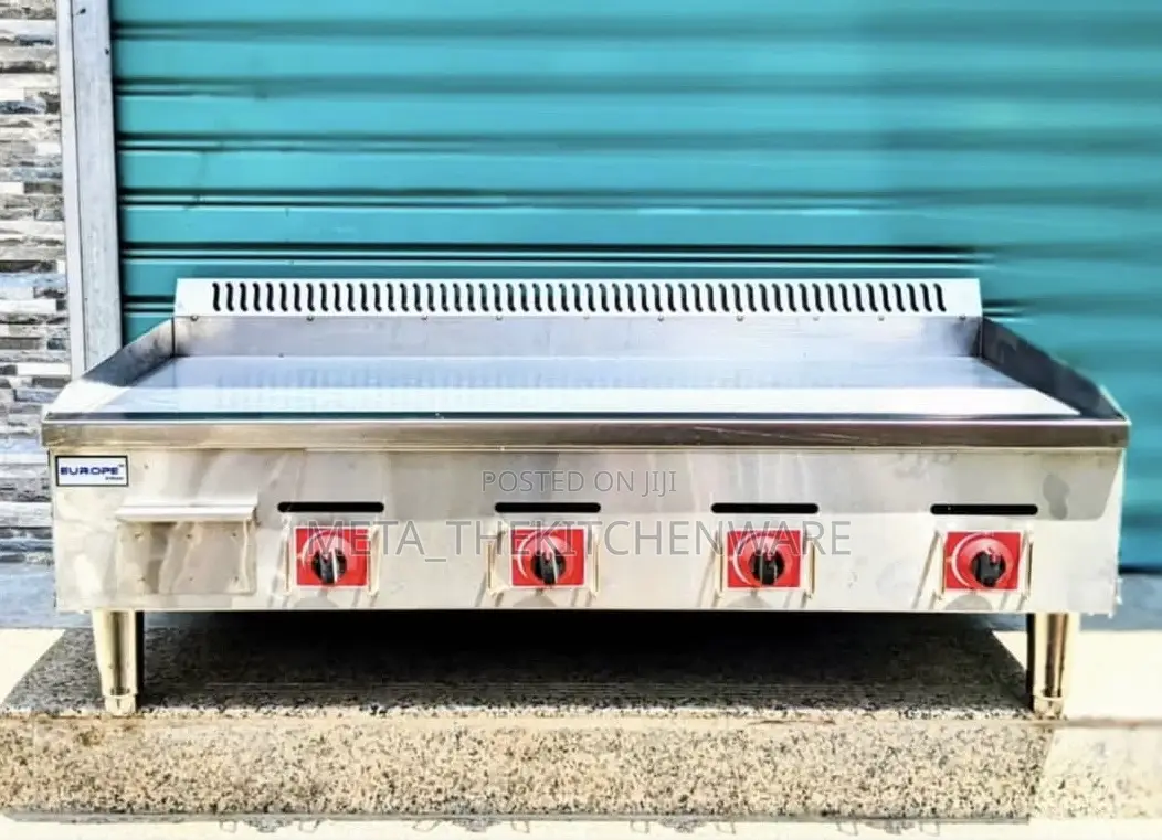 Commercial Gas Griddle 4 Burner 1200mm (12 Chapati)