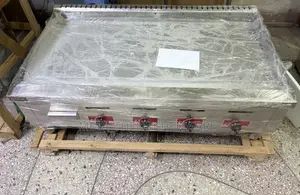 Commercial Gas Griddle 4 Burner 1200mm (12 Chapati)
