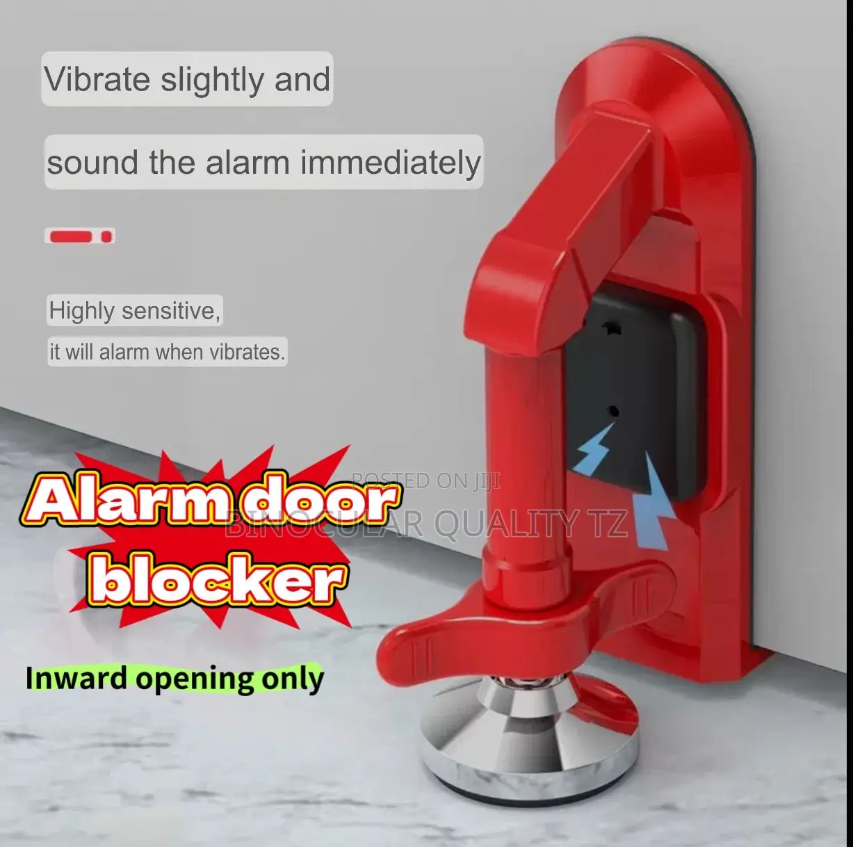 Portable Alarm Door Stopper
