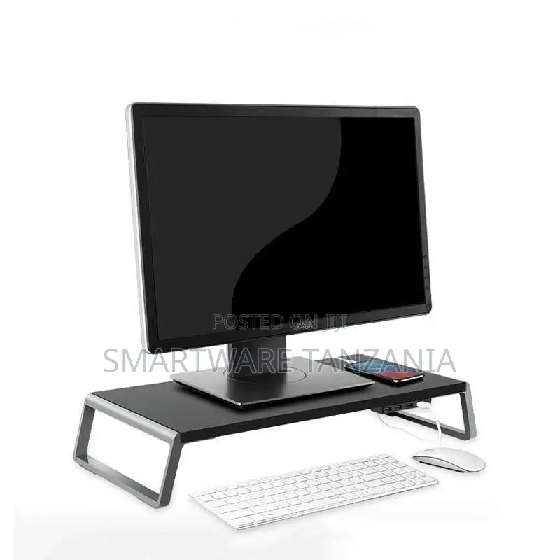 Monitor Stand Riser Desk Organizer Stand With Usb Interface