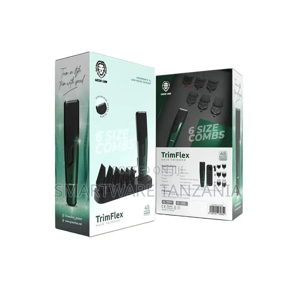 Green Lion Trim Flex Hair Trimmer - Green Black
