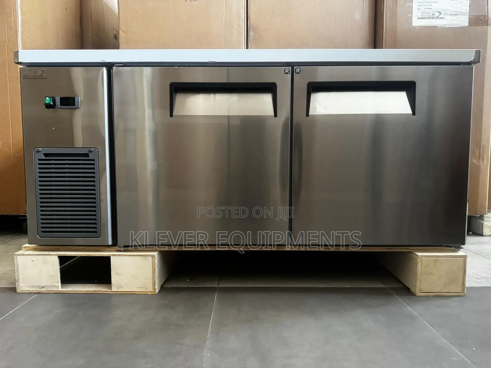 Stcc1580 - Commercial Static Cooling Counter Chiller - 409l