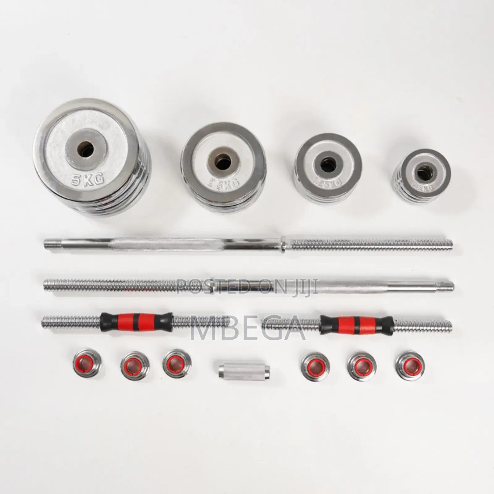 50kg Chrome Dumbbells