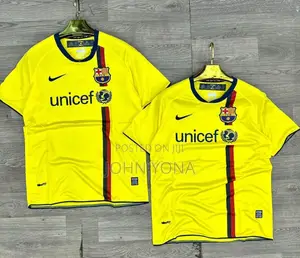 Barcelona Jersey Unicef Yellow