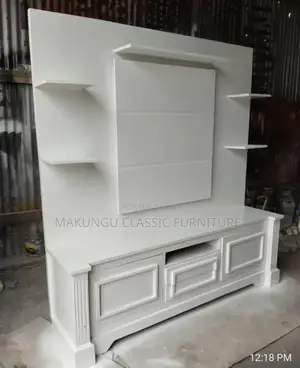 Tv Showcase Na Wall Unit Iliyo Tayari