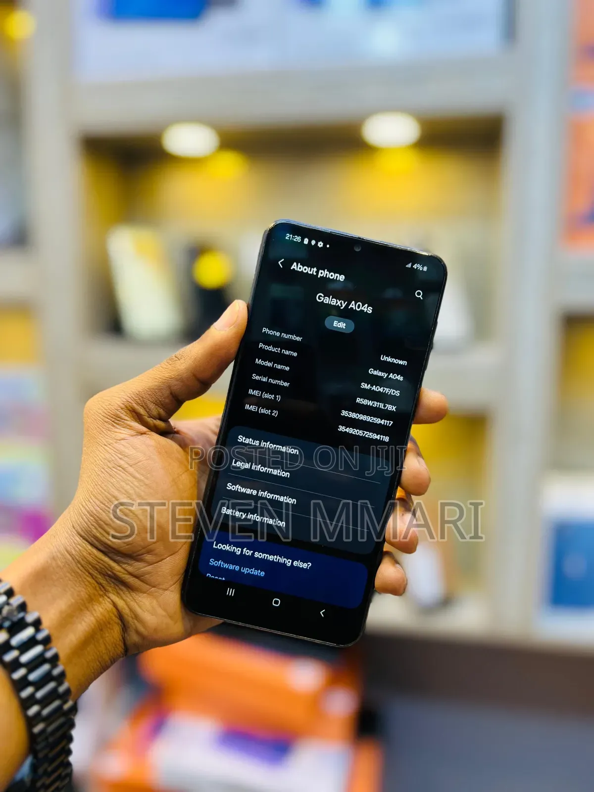 New Samsung Galaxy A04s 128 GB Black