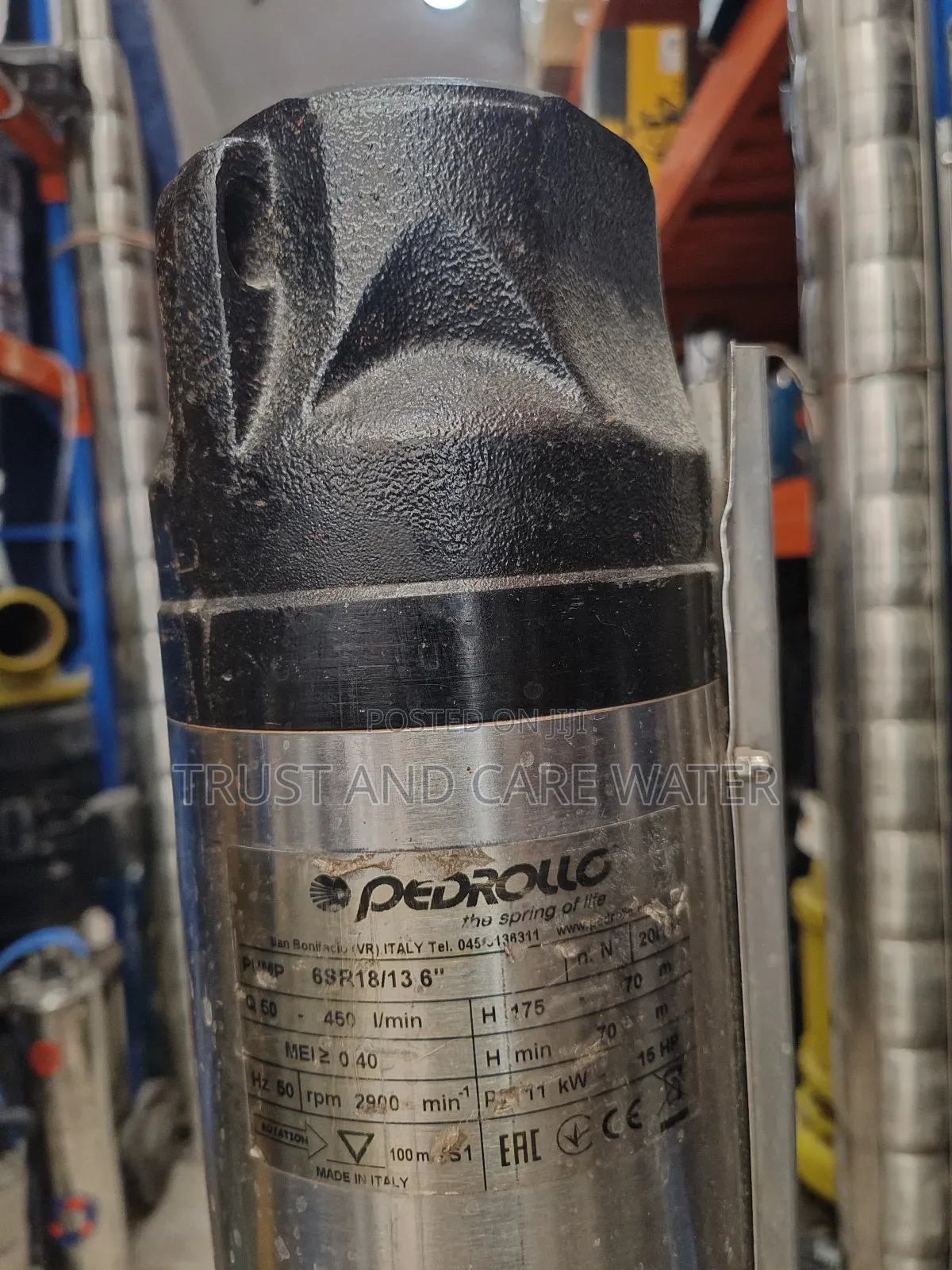 Pedrollo Submersible Pump 15hp (3inch Outlet)