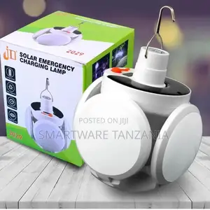 Dual Football Solar Rechargeable Led Lamp Light With Hook