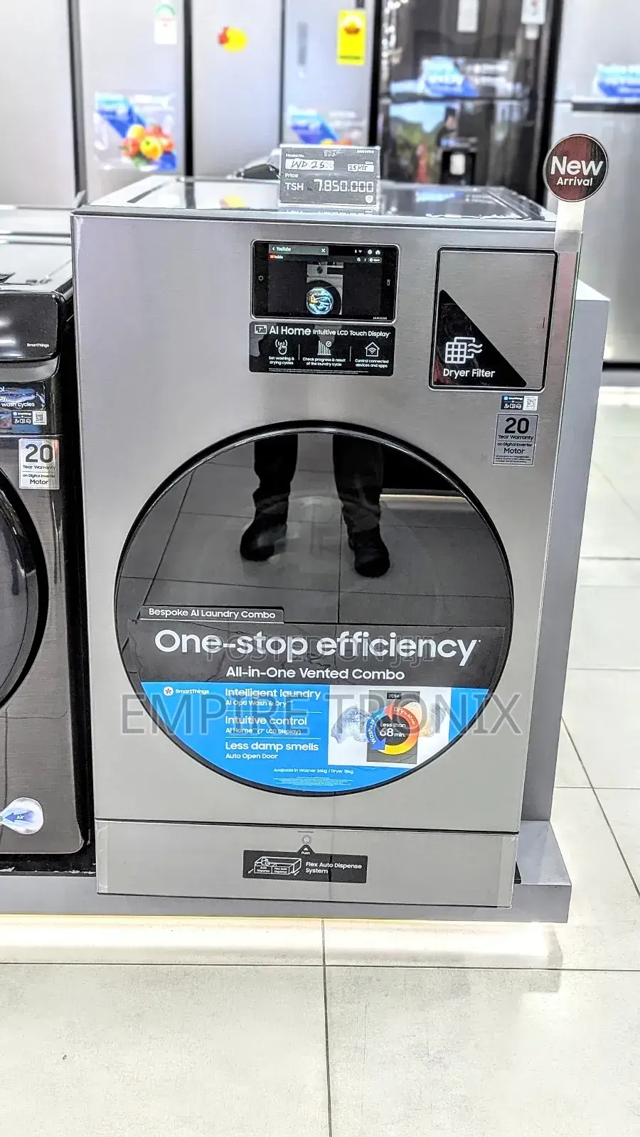 Samsung Ai Laundry Washer Dryer 25kg/15kg Heat Pump Drying Technology