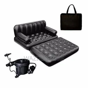 *#5-in-1 Inflatable Bed Sofa Five in One Function* With Electric Pump.