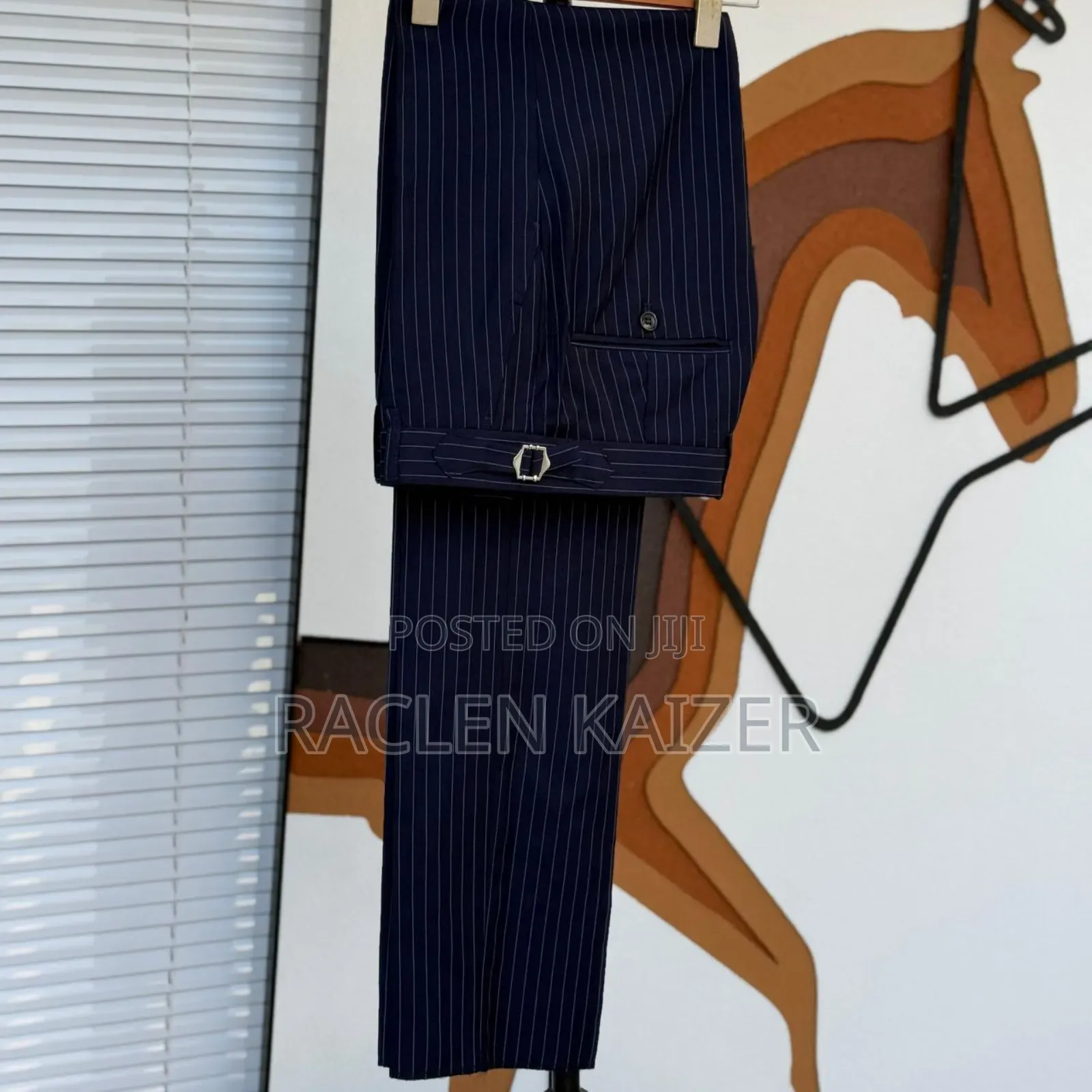 Marco Milano Suit Dark Blue Ya Mistari
