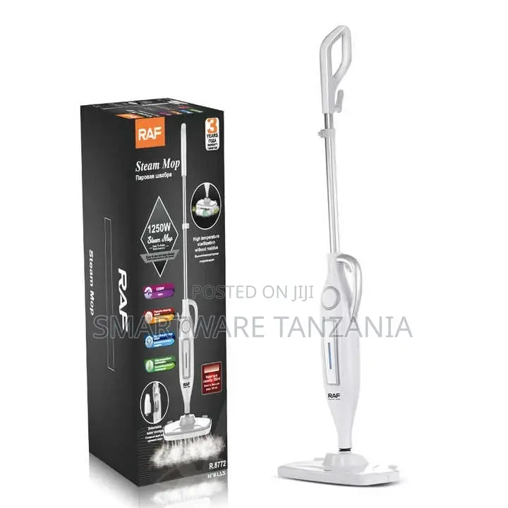 1250w High-Power Steam Mop for Multi-Surface Floors (Wood/Tile/Carpet)