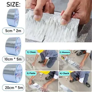 Round Sealing Tape Leak Repair Tapes, Aluminum Butyl Tape
