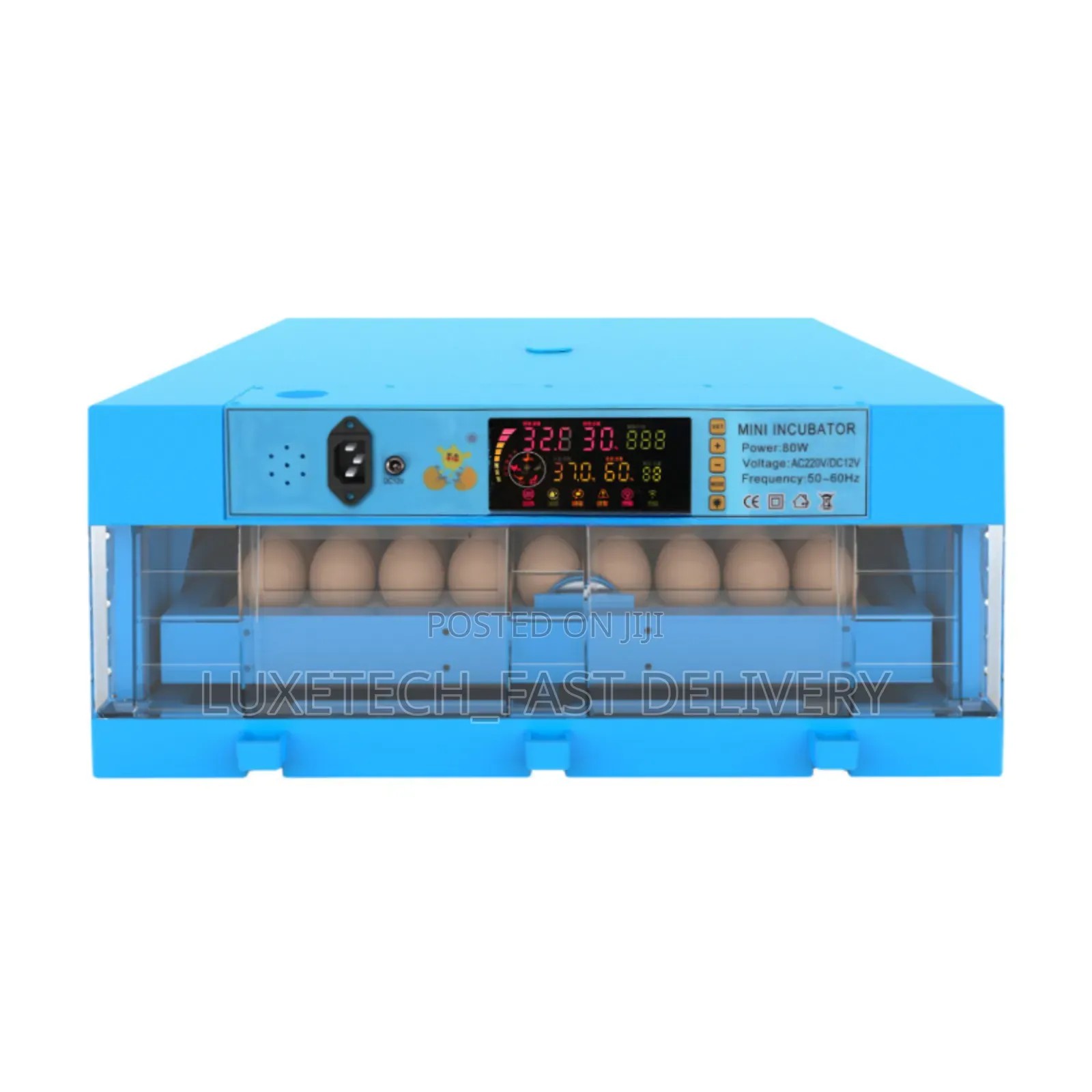 Automatic Electric Mini Egg Incubator 64 Eggs (Mashine Ya Kutotolesha)