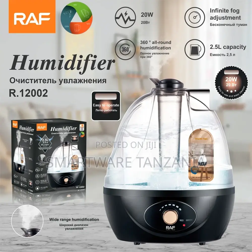 Cool Mist Humidifier for Bedroom, Ultrasonic Air Humidifier for Babies