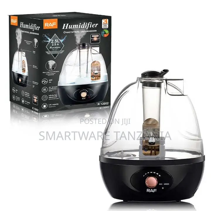 2.5l Cool Mist Humidifier for Home, Quiet Operation With 360° Rotation