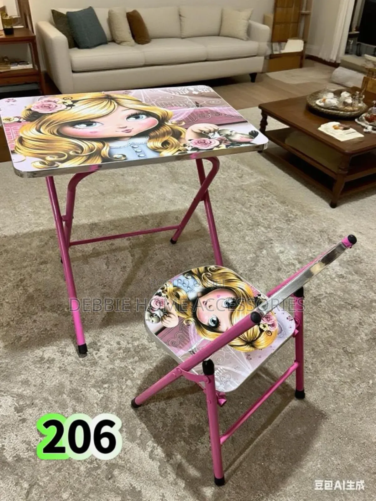 Chair And Study Table For Kids
