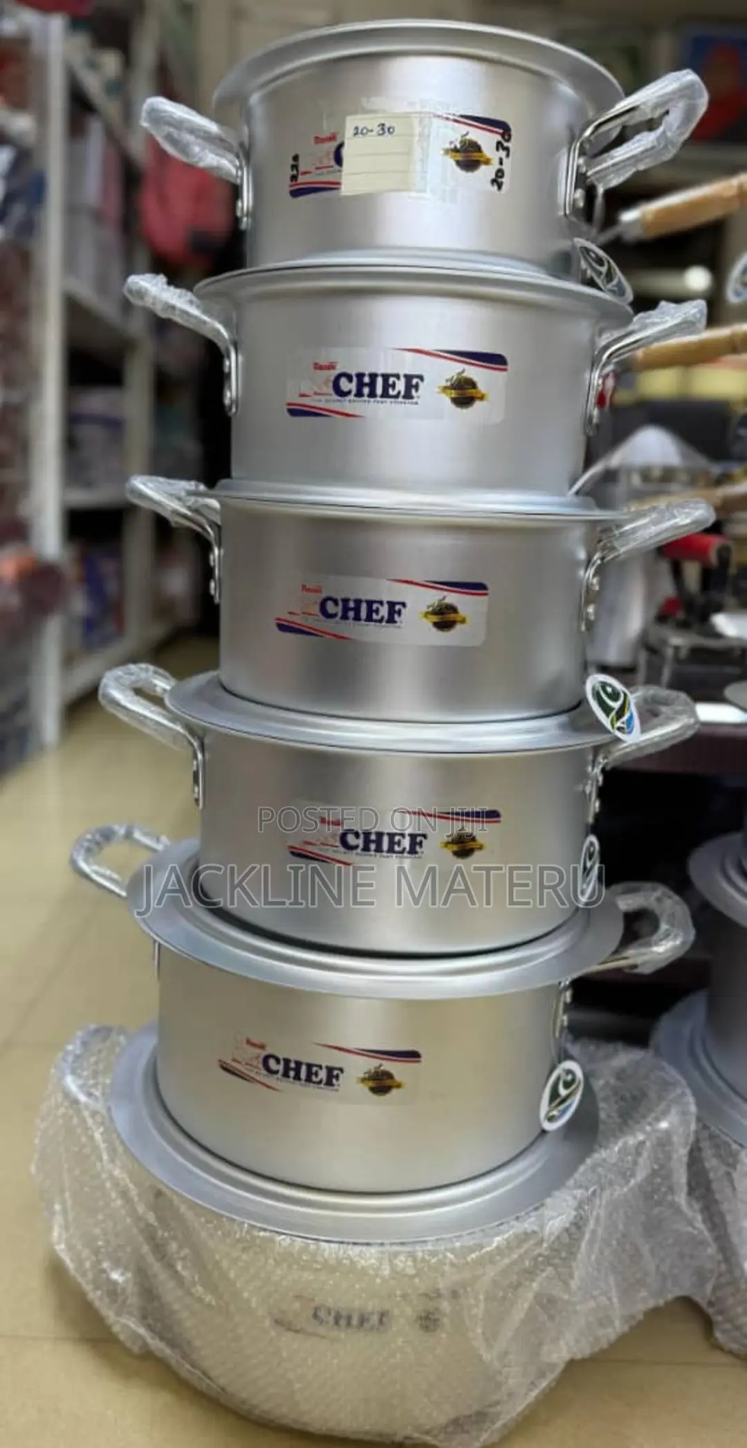Chef Sufuria Nzito 6pcs From Pakistan