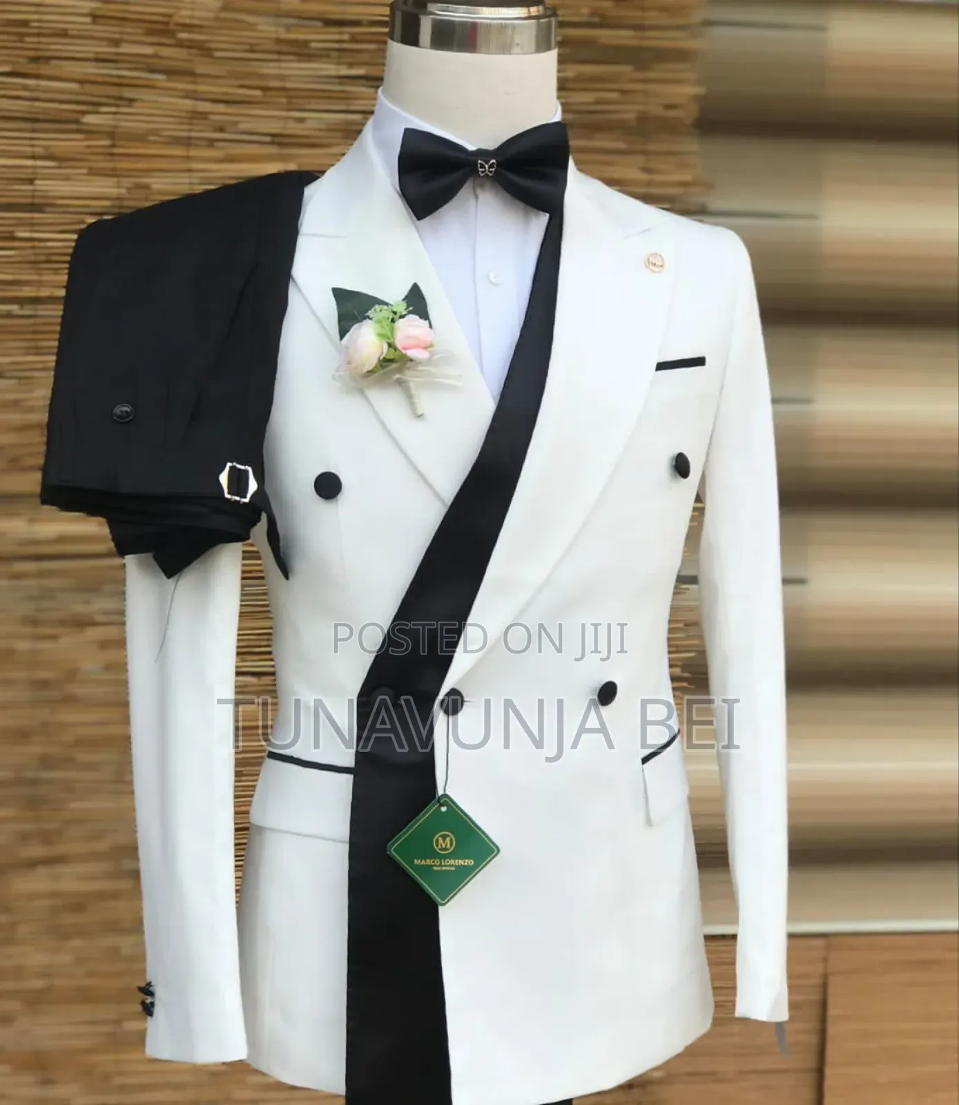 Whitee Belt Suit / Quality Material