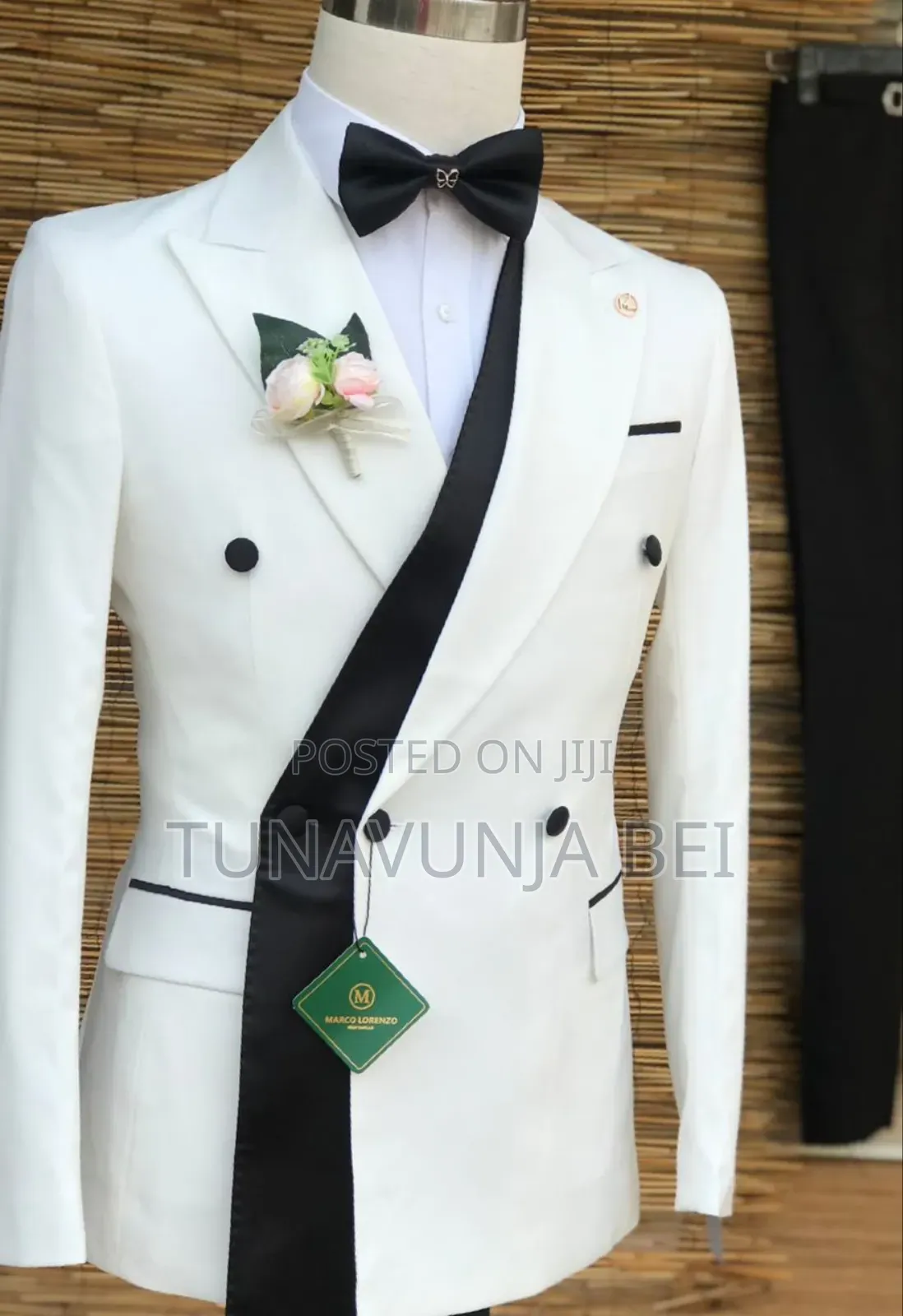 Whitee Belt Suit / Quality Material