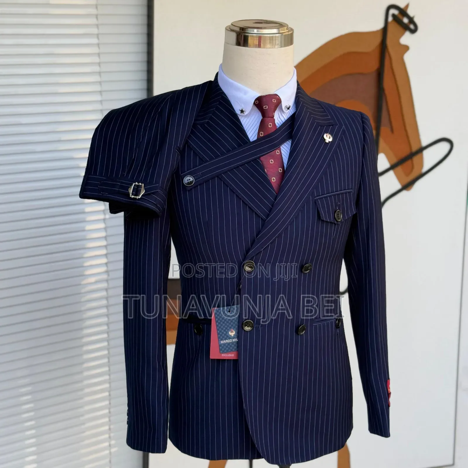 Belt Neck Quality Suit