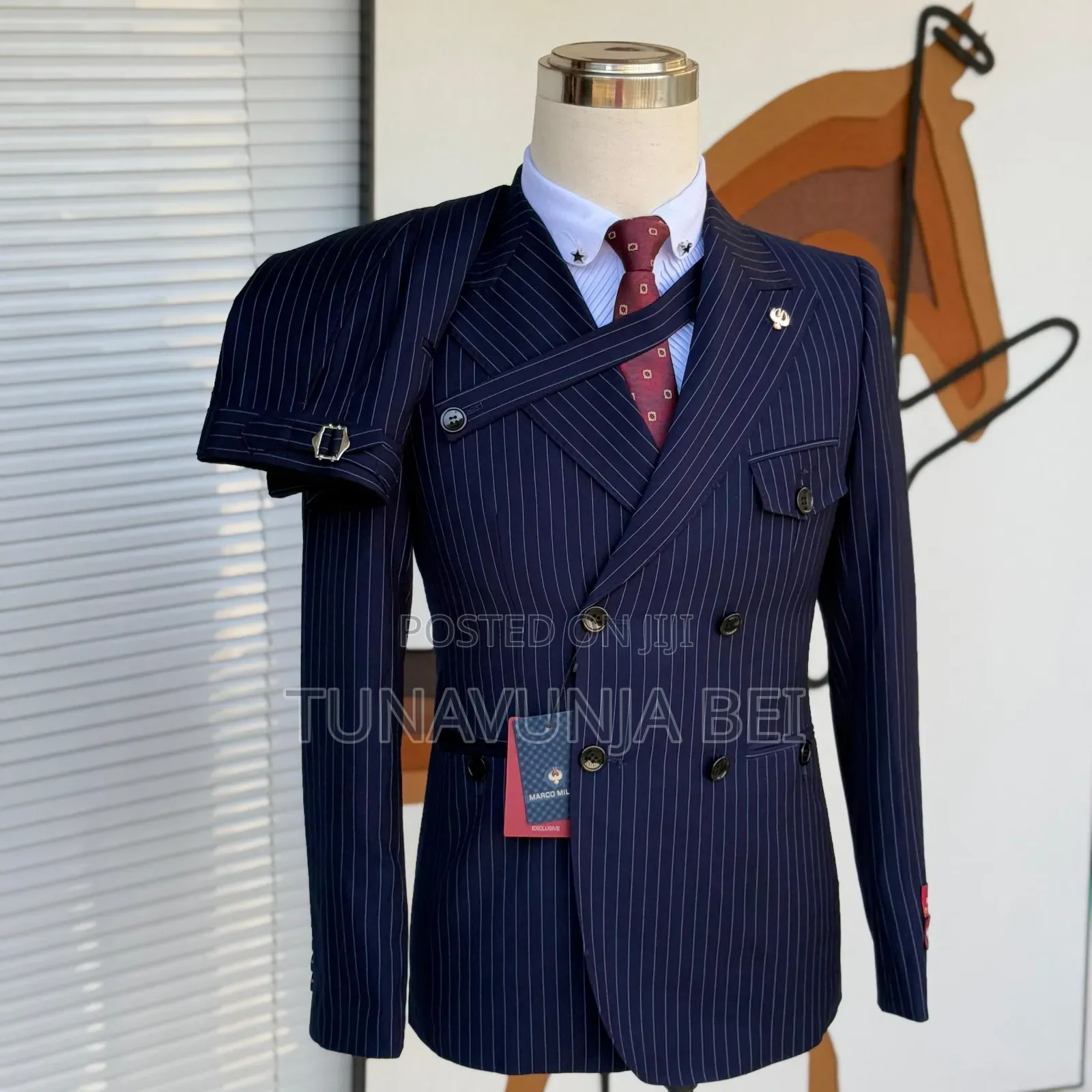 Belt Neck Quality Suit