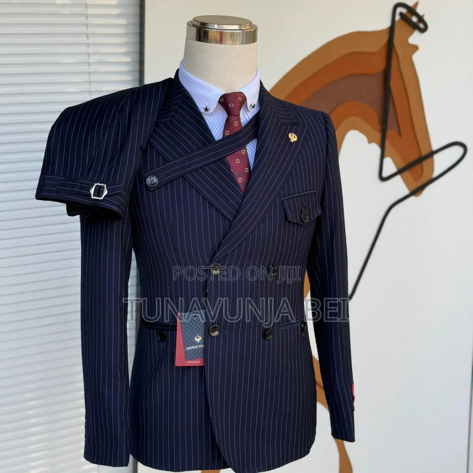 Belt Neck Quality Suit