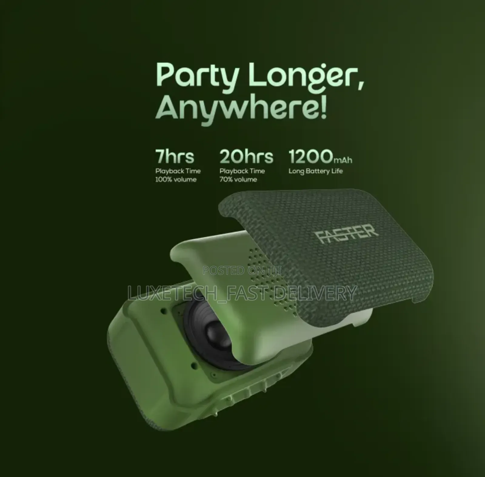 Faster Boom X X100 Portable Mini Speaker