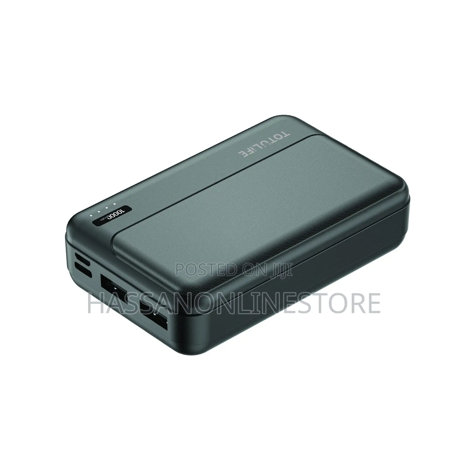 Totu Life Carbon Series Pocket Power Bank 10000mah - Black
