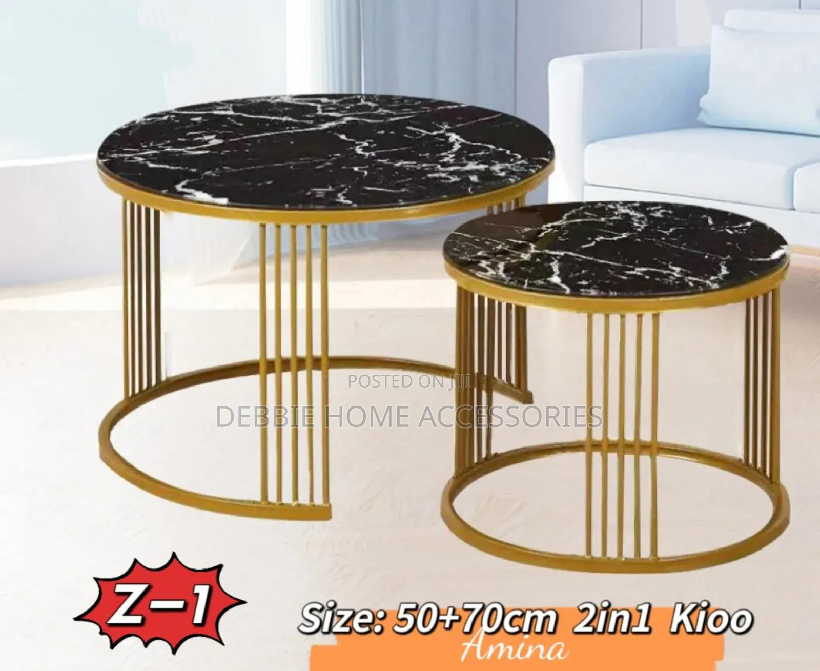 Coffee Table 2 in 1 Modern Design