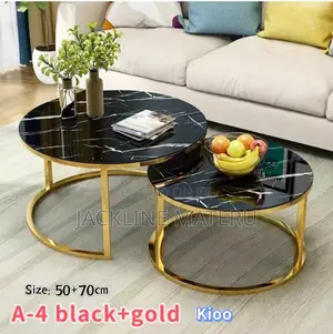 Coffee Table 2in1 Marble /Kioo