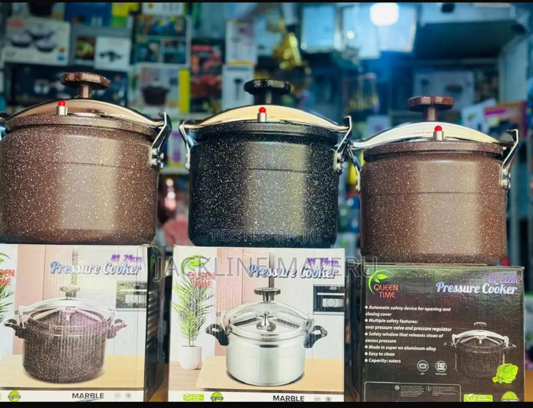 Pressure Cooker Ya Mkaa Na Gas