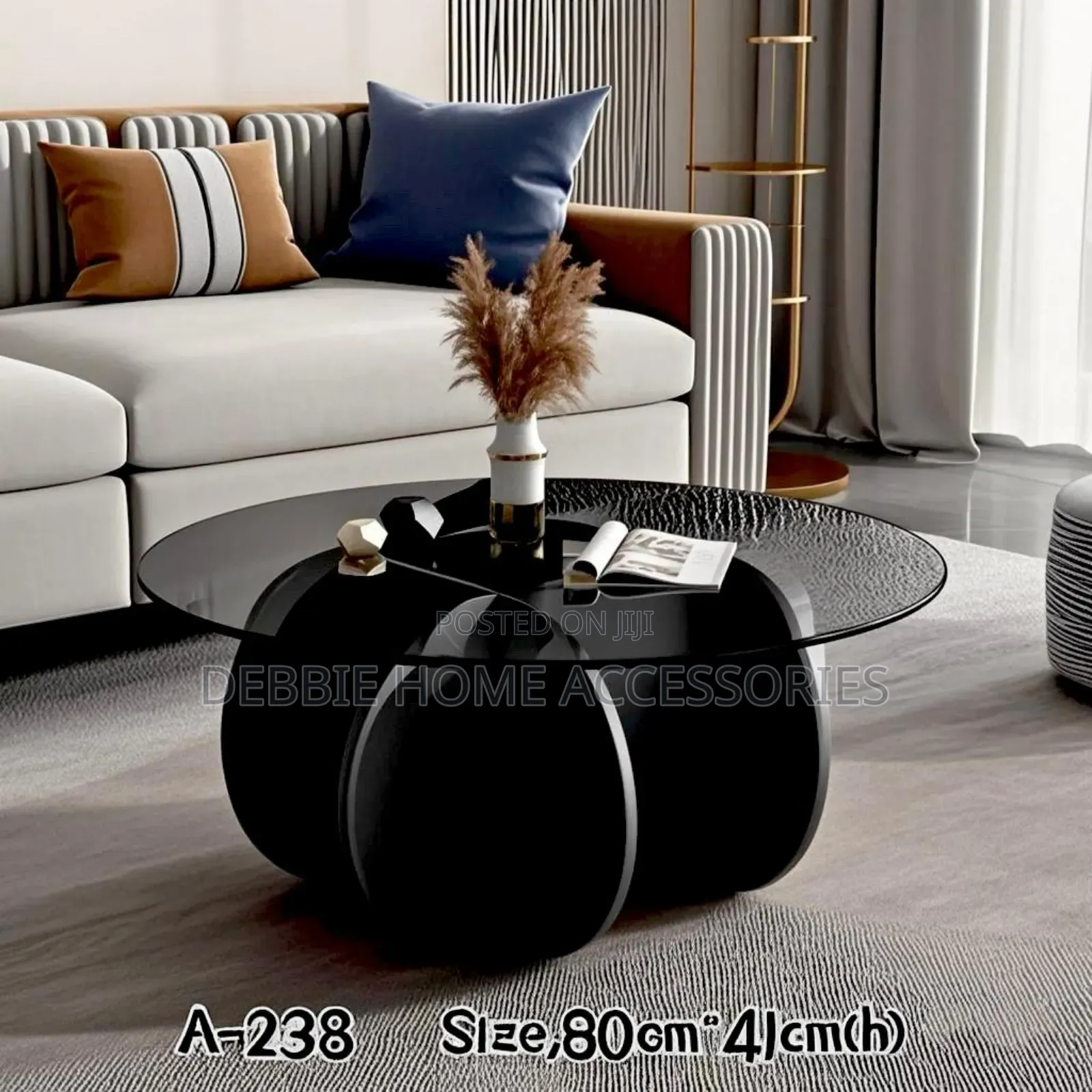 Glass Light Luxury Modern Coffee Table