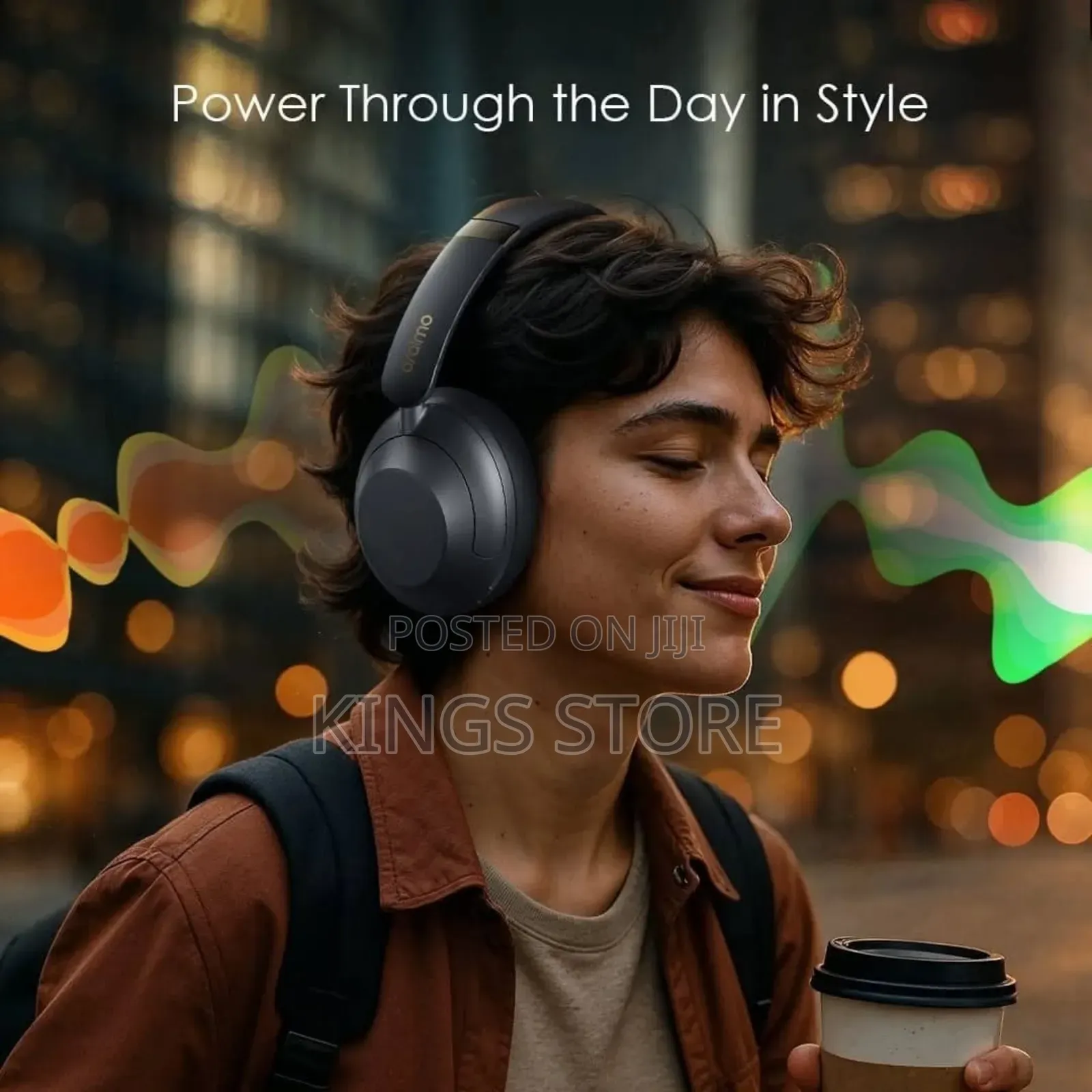 Oraimo Boompop Pro Anc Over Ear Headphone