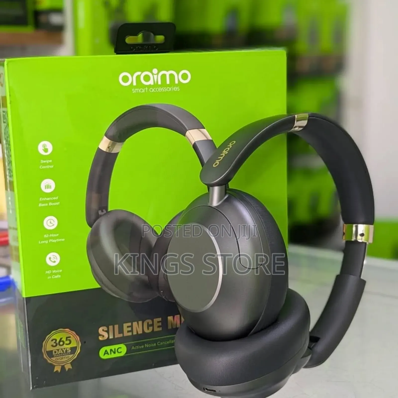 Oraimo Boompop Pro Anc Over Ear Headphone