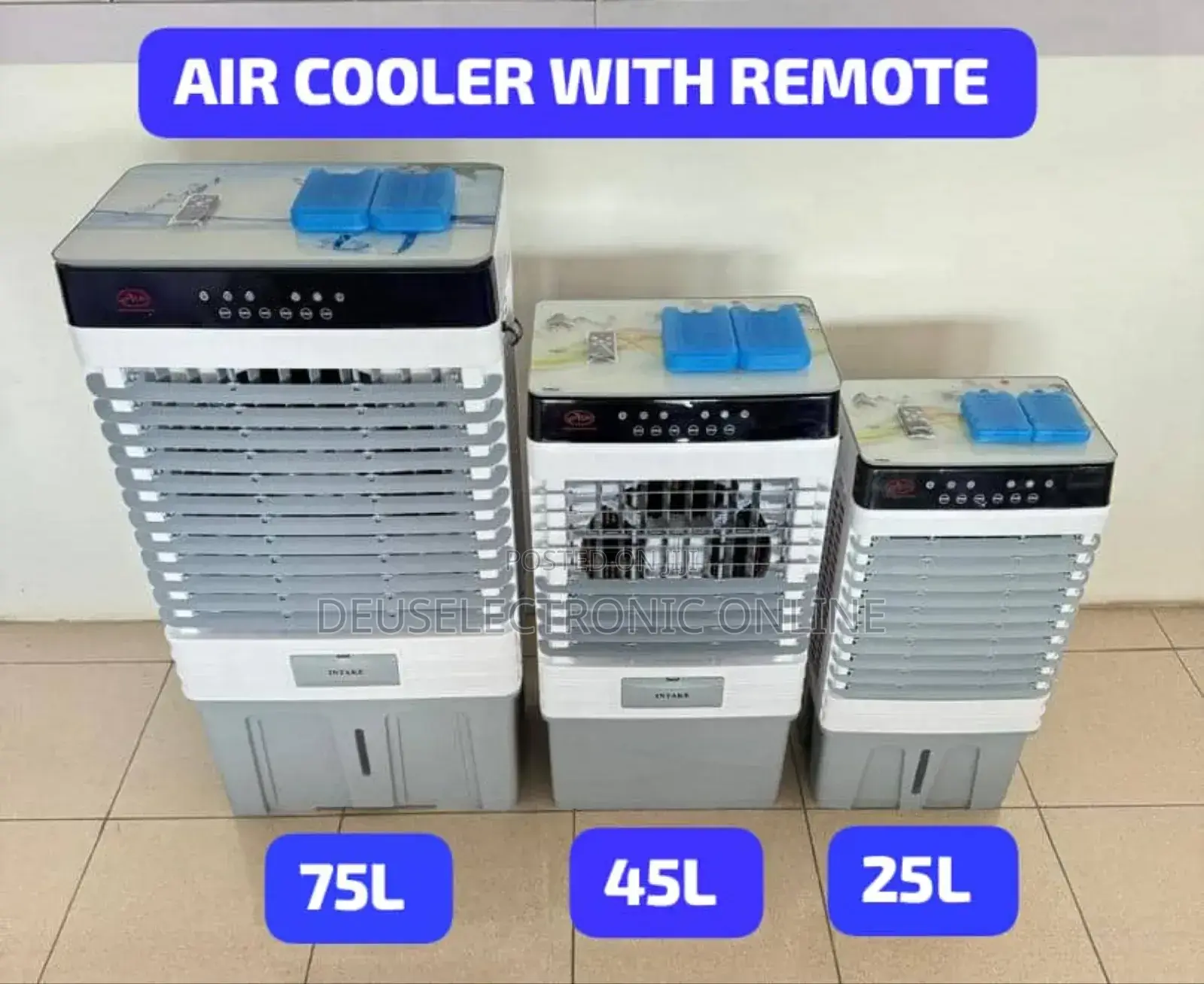 *Aero Air Cooler With Remote 75l (Acr-75)
