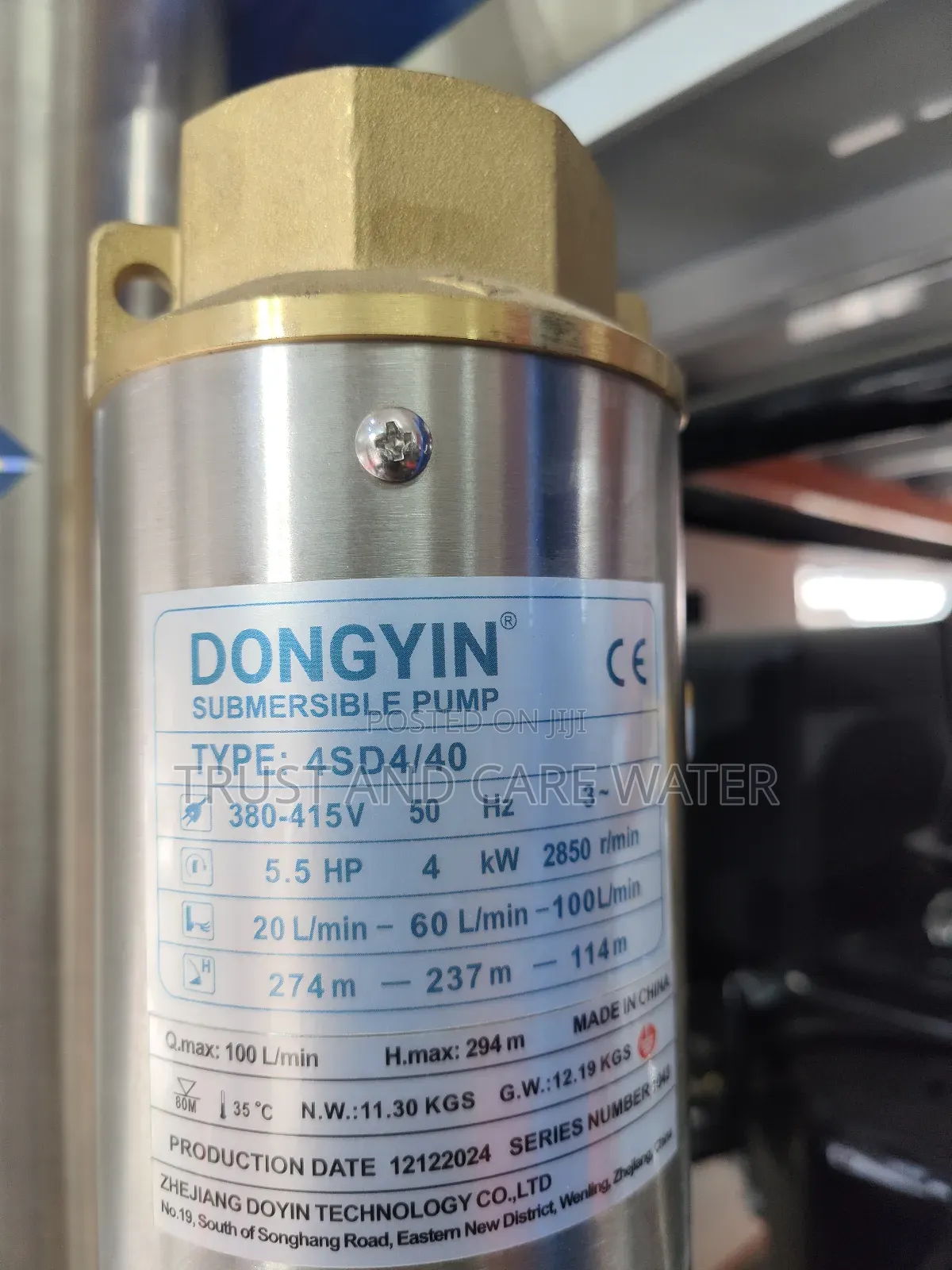 Dongyin 5.5hp Three Phase