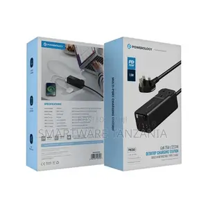 Powerology Desktop Charging Station - Black