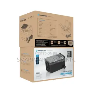 Powerology Portable Outdoor Fridge Ice Maker - Black