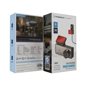Powerology Dual Recording Dash Camera - Black