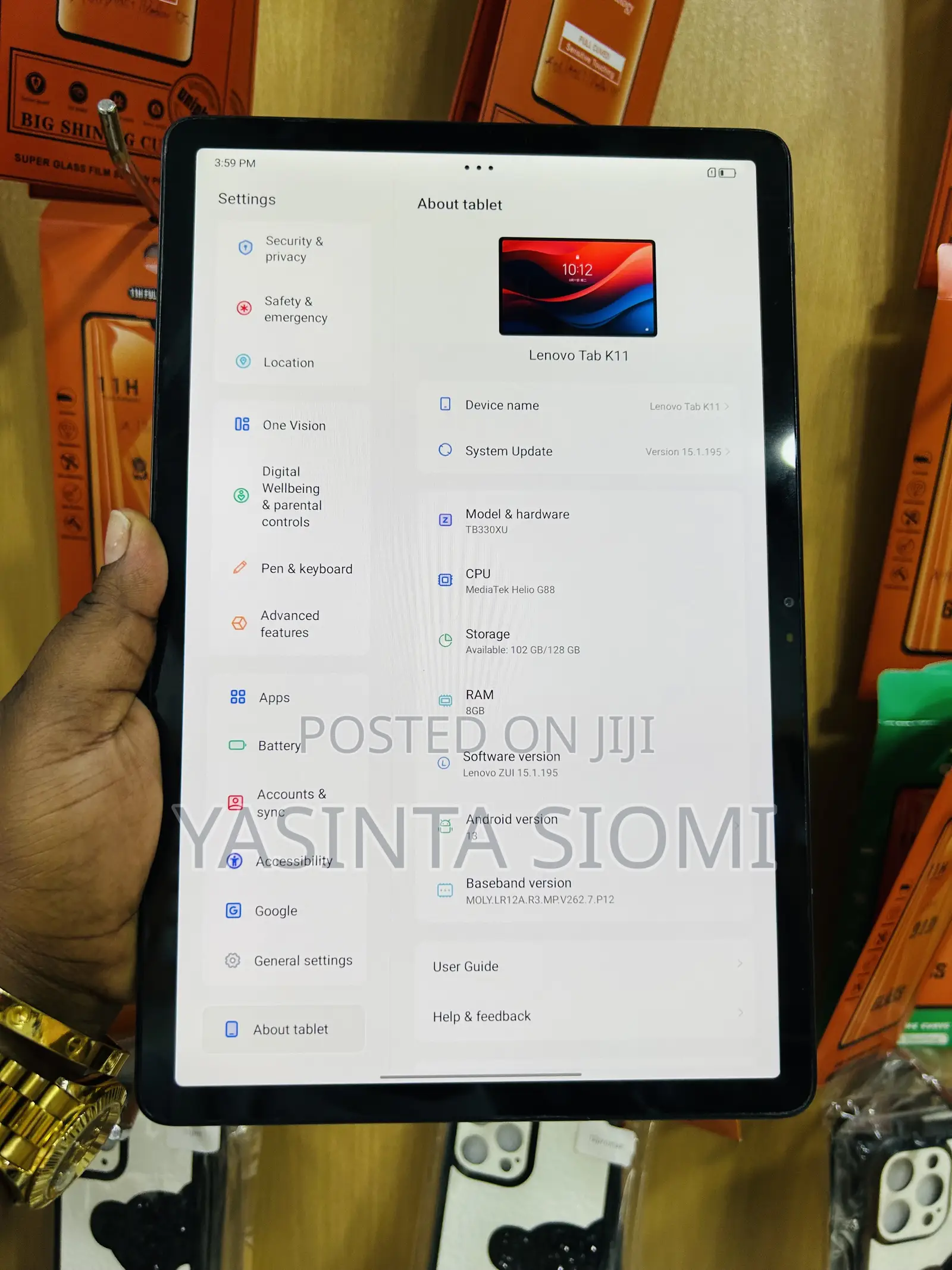 Lenovo Tab K11 128 GB Blue